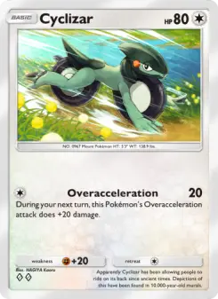 Pokémon-Karte Cyclizar 068/072