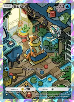 Pokémon-Karte Buizel 074/072