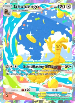 Pokémon-Karte Gholdengo 077/072