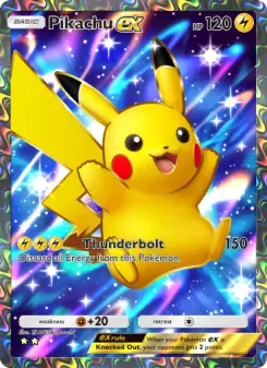 Pokémon-Karte Pikachu ex 082/072