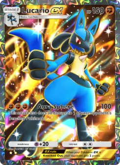 Pokémon-Karte Lucario ex 084/072