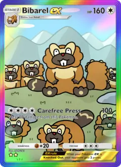 Pokémon-Karte Bibarel ex 095/072