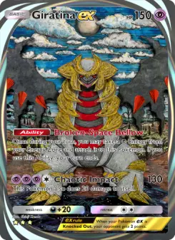 Pokémon-Karte Giratina ex 096/072