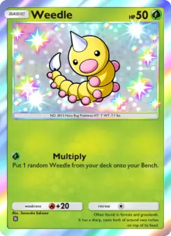 Pokémon-Karte Weedle 097/072