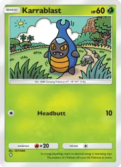 Pokémon-Karte Karrablast 006/155