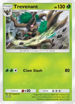 Pokémon-Karte Trevenant 008/155