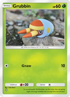 Pokémon-Karte Grubbin 013/155