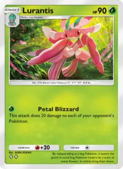 Pokémon-Karte Lurantis 015/155