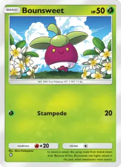 Pokémon-Karte Bounsweet 018/155