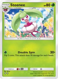 Pokémon-Karte Steenee 019/155