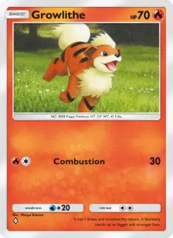 Pokémon-Karte Growlithe 025/155