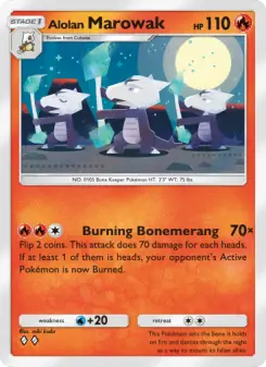 Pokémon-Karte Alolan Marowak 027/155