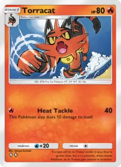 Pokémon-Karte Torracat 032/155