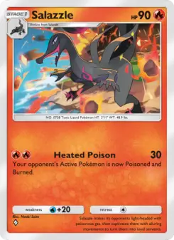 Pokémon-Karte Salazzle 036/155