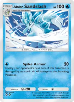Pokémon-Karte Alolan Sandslash 039/155