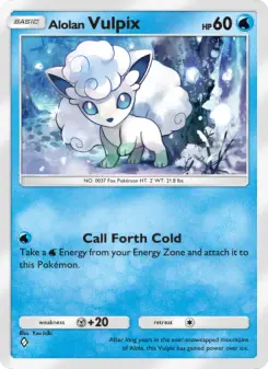 Pokémon-Karte Alolan Vulpix 040/155