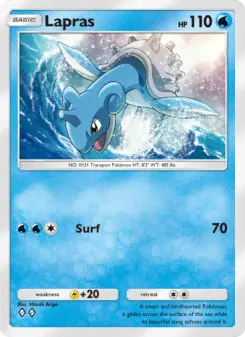 Pokémon-Karte Lapras 044/155