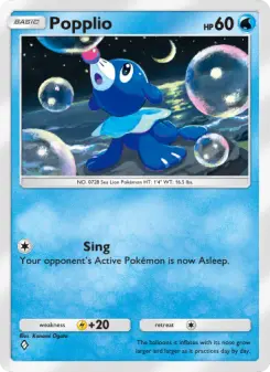 Pokémon-Karte Popplio 045/155