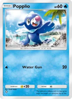 Pokémon-Karte Popplio 046/155