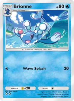 Pokémon-Karte Brionne 047/155