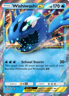 Pokémon-Karte Wishiwashi ex 051/155