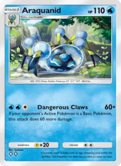 Pokémon-Karte Araquanid 053/155