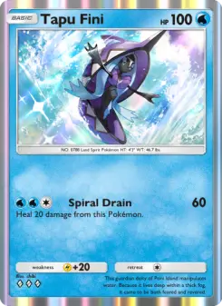 Pokémon-Karte Tapu Fini 056/155