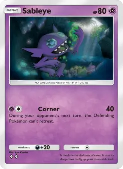 Pokémon-Karte Sableye 070/155