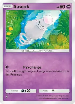 Pokémon-Karte Spoink 071/155
