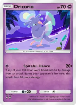 Pokémon-Karte Oricorio 077/155