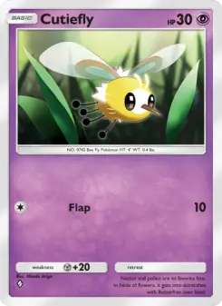 Pokémon-Karte Cutiefly 078/155