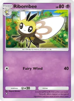 Pokémon-Karte Ribombee 079/155