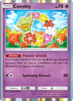 Pokémon-Karte Comfey 080/155
