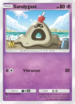 Pokémon-Karte Sandygast 081/155