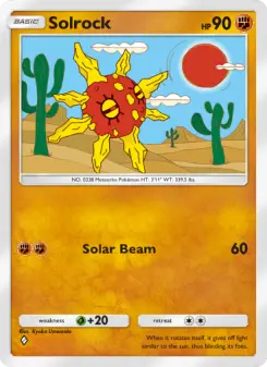 Pokémon-Karte Solrock 092/155