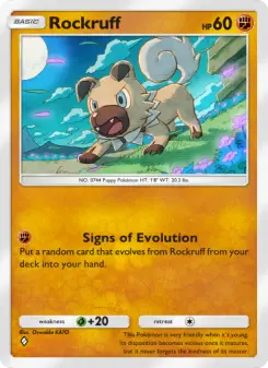 Pokémon-Karte Rockruff 098/155
