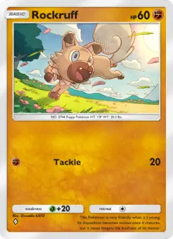 Pokémon-Karte Rockruff 099/155