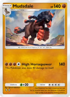 Pokémon-Karte Mudsdale 103/155