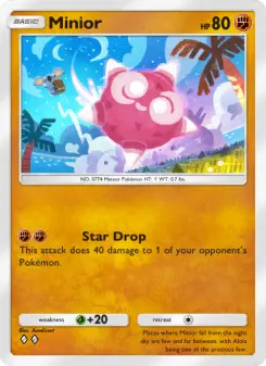 Pokémon-Karte Minior 105/155