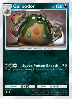Pokémon-Karte Garbodor 114/155