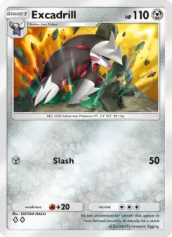 Pokémon-Karte Excadrill 119/155