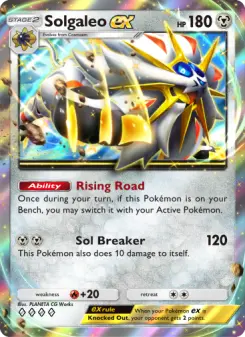 Pokémon-Karte Solgaleo ex 122/155