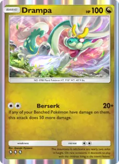 Pokémon-Karte Drampa 124/155