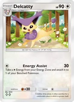 Pokémon-Karte Delcatty 130/155