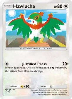 Pokémon-Karte Hawlucha 132/155