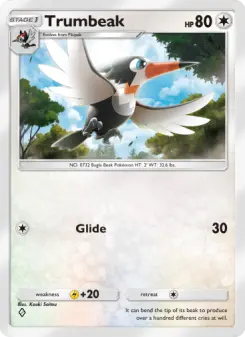 Pokémon-Karte Trumbeak 134/155