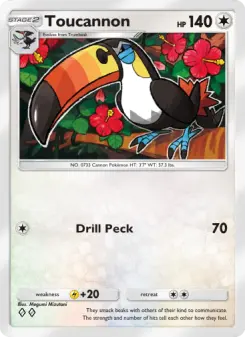 Pokémon-Karte Toucannon 135/155