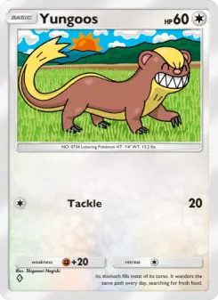 Pokémon-Karte Yungoos 136/155