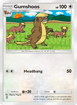 Pokémon-Karte Gumshoos 137/155