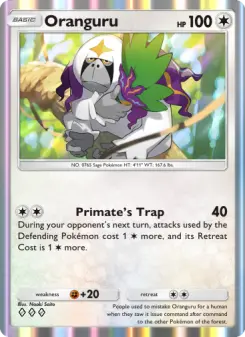 Pokémon-Karte Oranguru 140/155